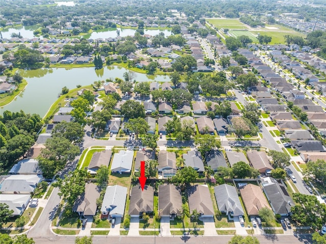 2024 Glen Forge St, Brandon, FL 33511 - aerial overview of property's location with nearby suburban area and a large body of water