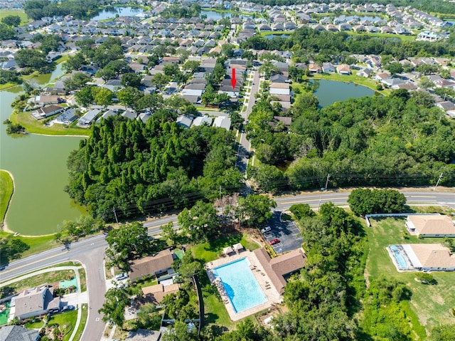 2024 Glen Forge St, Brandon, FL 33511 - view of property location with a large body of water, nearby suburban area, and a pool area