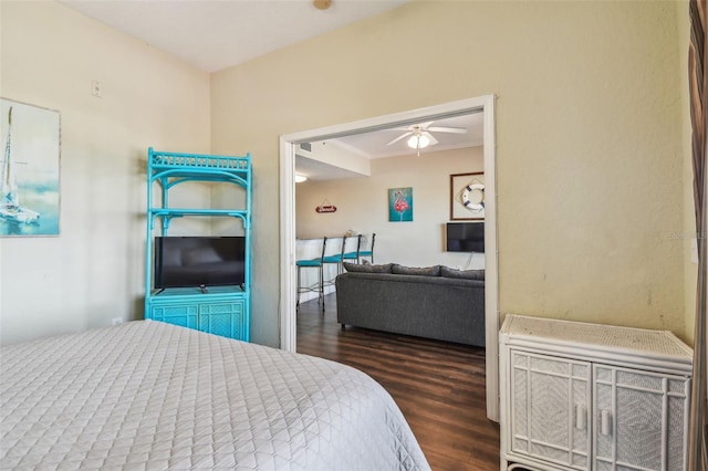 10315 Gulf Blvd Unit 302, Saint Petersburg, FL 33706 - bedroom with dark wood-style flooring