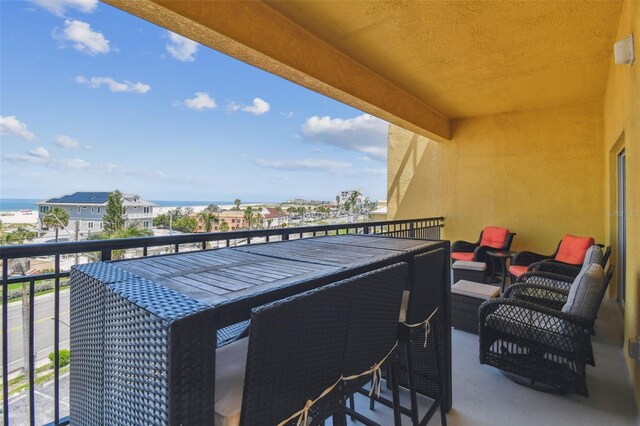 10315 Gulf Blvd Unit 302, Saint Petersburg, FL 33706 - balcony featuring a water view