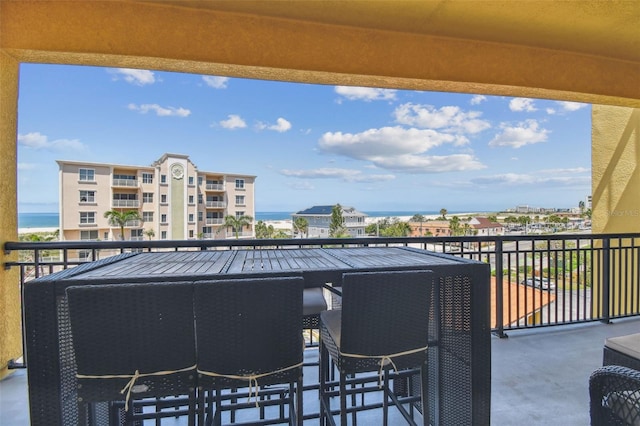 10315 Gulf Blvd Unit 302, Saint Petersburg, FL 33706 - balcony featuring a water view
