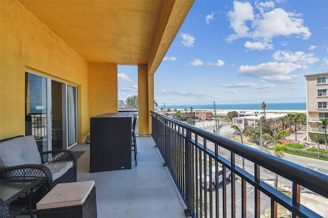 10315 Gulf Blvd Unit 302, Saint Petersburg, FL 33706 - balcony featuring a water view