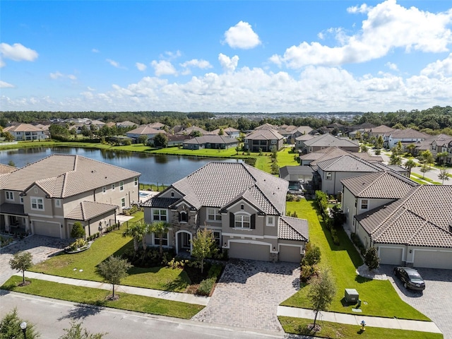 33255 Kateland Dr, Wesley Chapel, FL 33545 - aerial view of residential area with a nearby body of water