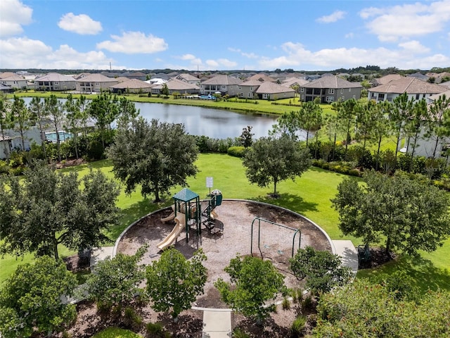 33255 Kateland Dr, Wesley Chapel, FL 33545 - view of patio / terrace featuring a residential view and a water view