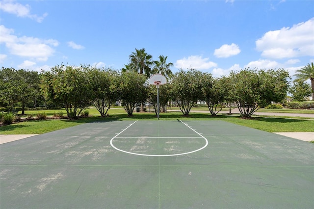 33255 Kateland Dr, Wesley Chapel, FL 33545 - view of sport court featuring a lawn and community basketball court