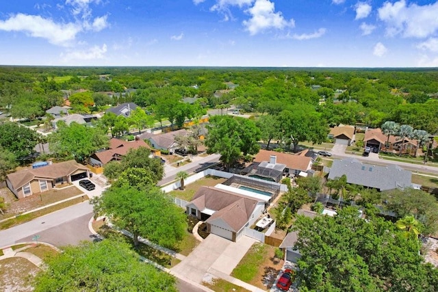 1017 Cameo Crest Ln, Valrico, FL 33596 - aerial view of residential area featuring a heavily wooded area