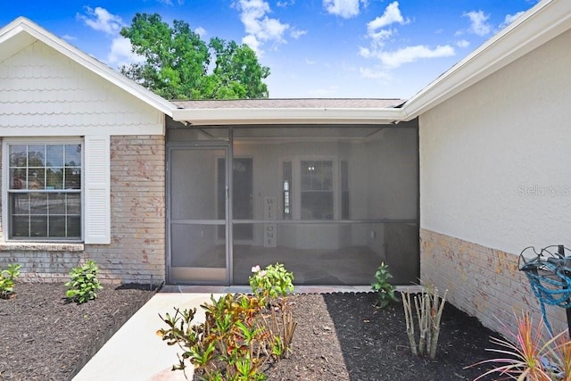 1017 Cameo Crest Ln, Valrico, FL 33596 - property entrance featuring brick siding and stucco siding