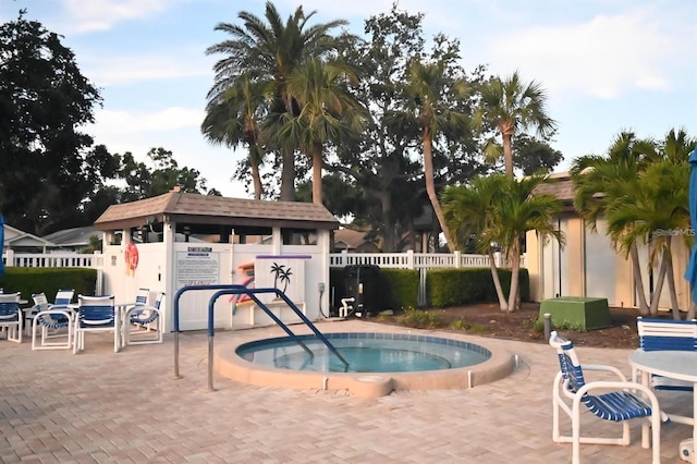 11485 Oakhurst Rd Unit 200-101, Largo, FL 33774 - view of pool featuring a hot tub