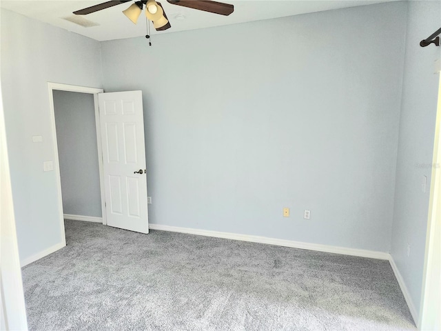 5303 Terraza Ct, Temple Terrace, FL 33617 - unfurnished room featuring ceiling fan and carpet floors