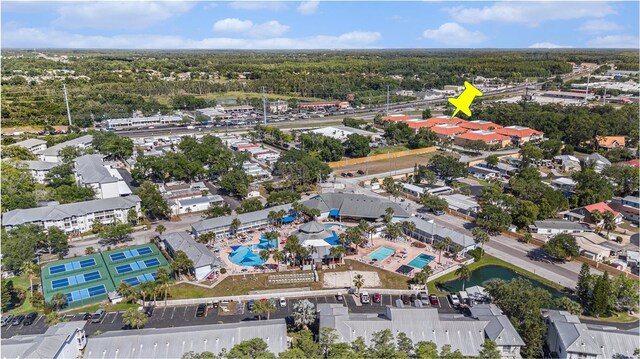 21007 Sunpoint Way Unit 203, Lutz, FL 33558 - aerial view of property's location with a pool area