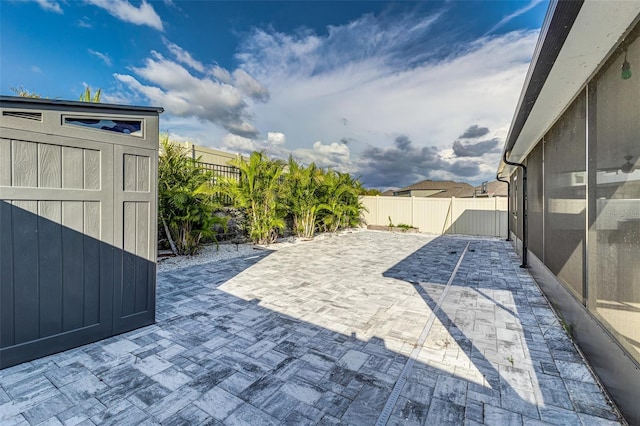 8812 Parsons Hill Blvd, Wesley Chapel, FL 33545 - fenced backyard featuring a patio area