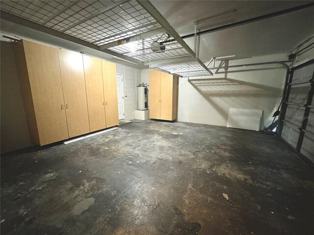 3419 Pearson Rd, Valrico, FL 33596 - garage featuring water heater and a garage door opener