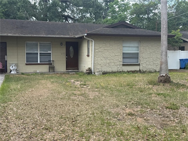 201 Lentz Rd, Brandon, FL 33510 - view of front of property with roof with shingles