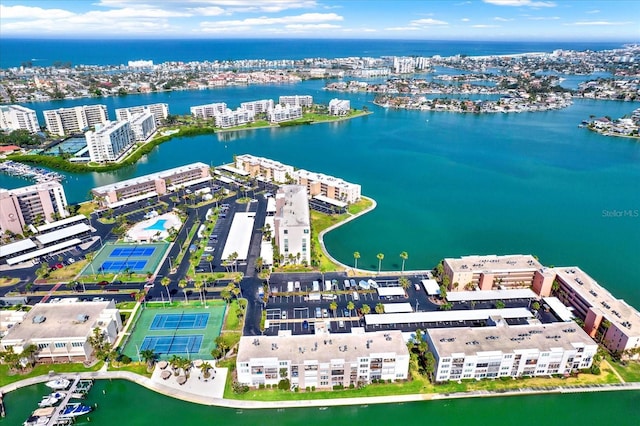 7625 Sun Island Dr S Unit 304, South Pasadena, FL 33707 - drone / aerial view of a nearby body of water