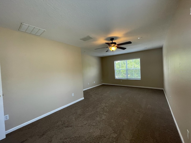 10303 Park Commons Dr, Orlando, FL 32832 - unfurnished room featuring baseboards, dark colored carpet, and ceiling fan