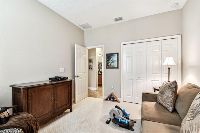 3302 Granite Ridge Loop, Land O Lakes, FL 34638 - office area featuring light colored carpet and light tile patterned flooring