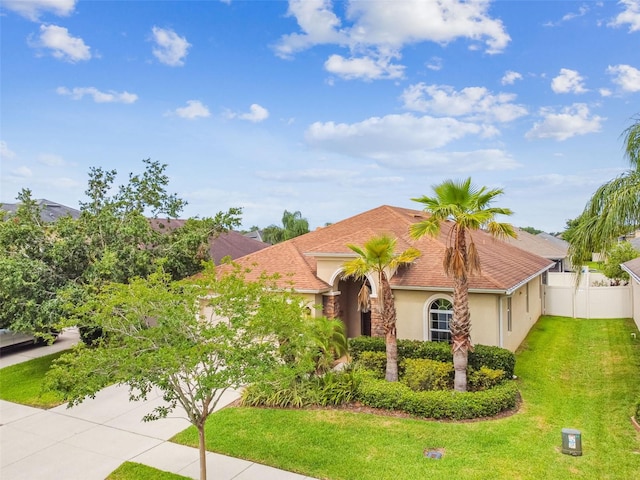 3302 Granite Ridge Loop, Land O Lakes, FL 34638 - mediterranean / spanish house featuring stucco siding
