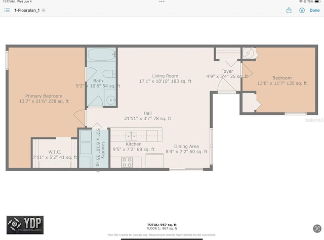 1948 Elaine Dr, Clearwater, FL 33760 - property floor plan
