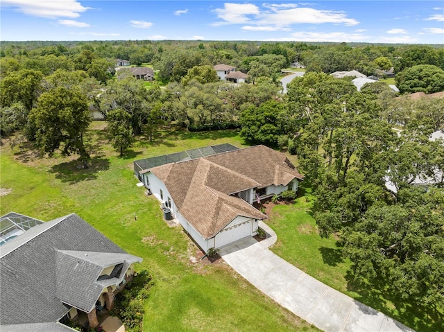 206 Forest Wood Ct, Spring Hill, FL 34609 - view from above of property