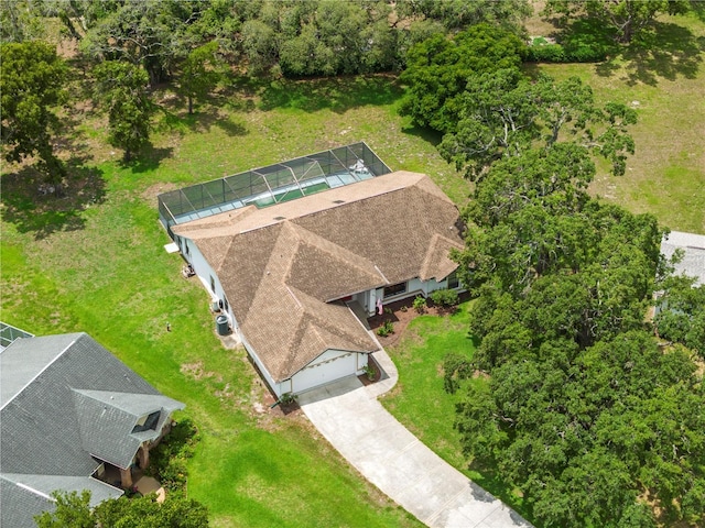 206 Forest Wood Ct, Spring Hill, FL 34609 - aerial view of property and surrounding area