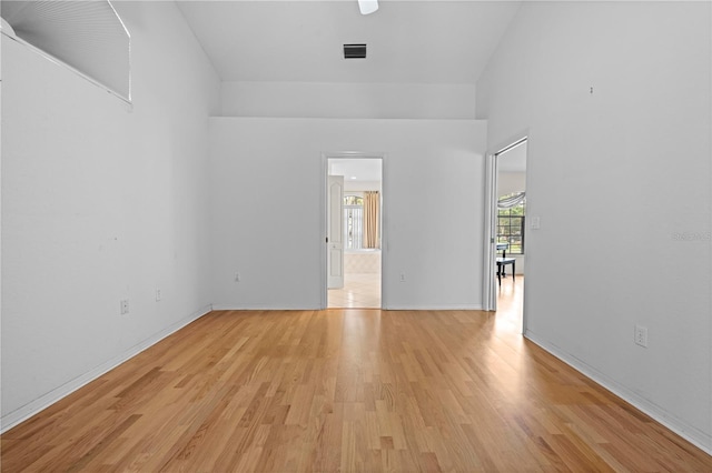206 Forest Wood Ct, Spring Hill, FL 34609 - unfurnished room with light wood-style floors and baseboards