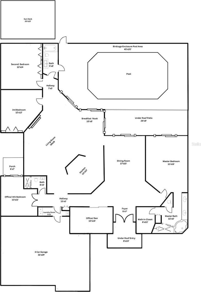 19711 Wellington Manor Blvd, Lutz, FL 33549 - view of property floor plan