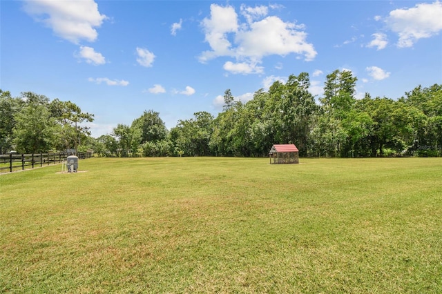 4608 Scott Rd, Lutz, FL 33558 - view of yard with an outbuilding