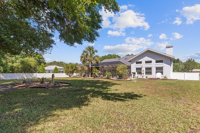 105 Douglas St, Homosassa, FL 34446 - view of yard featuring glass enclosure