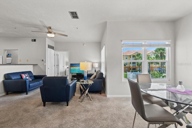 10764 70th Ave Unit 3206, Seminole, FL 33772 - living room with light colored carpet, plenty of natural light, and baseboards