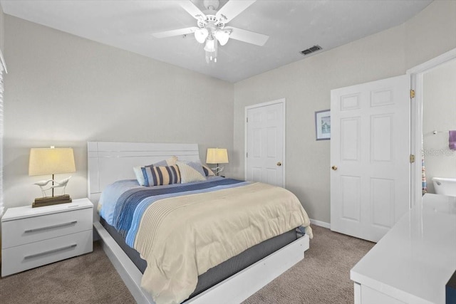 10764 70th Ave Unit 3206, Seminole, FL 33772 - carpeted bedroom with ceiling fan and baseboards