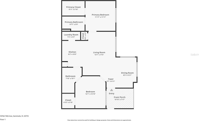 10764 70th Ave Unit 3206, Seminole, FL 33772 - property floor plan