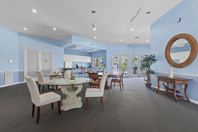 10764 70th Ave Unit 3206, Seminole, FL 33772 - carpeted dining area with french doors, recessed lighting, and baseboards