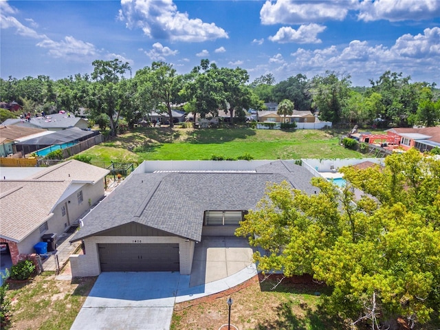 1406 Valley Pl, Brandon, FL 33510 - aerial perspective of suburban area