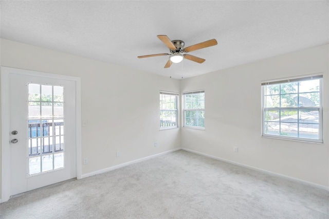 8521 N 29th St, Tampa, FL 33604 - carpeted empty room featuring plenty of natural light, a ceiling fan, and baseboards