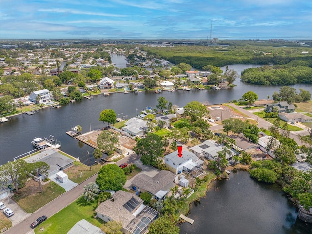 320 Tallahassee Dr NE, Saint Petersburg, FL 33702 - aerial view of residential area featuring a nearby body of water