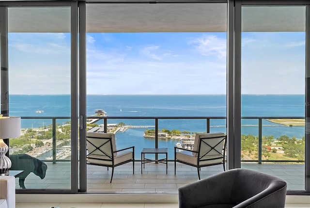 100 1st Ave N Unit 2703, Saint Petersburg, FL 33701 - balcony featuring a water view and view of marina