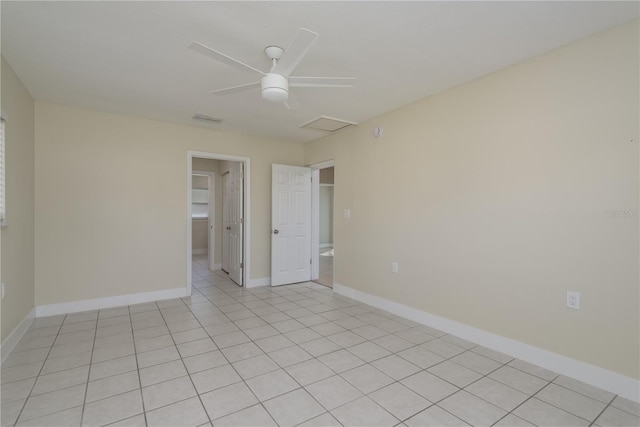 2010 Bayview Pl, Indian Rocks Beach, FL 33785 - unfurnished room with baseboards and ceiling fan