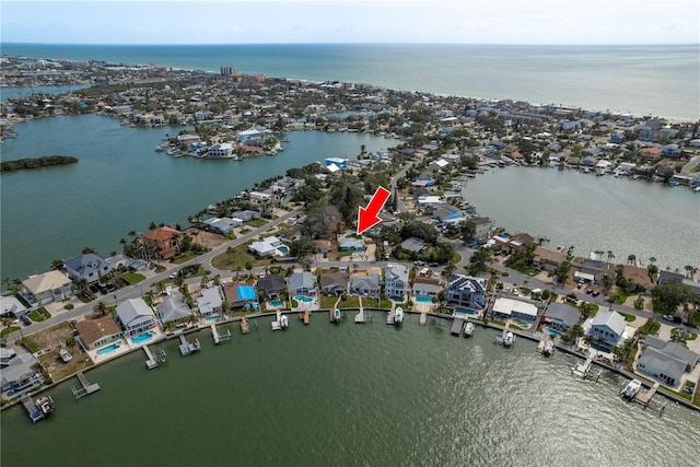 2010 Bayview Pl, Indian Rocks Beach, FL 33785 - view of property location with a nearby body of water and nearby suburban area