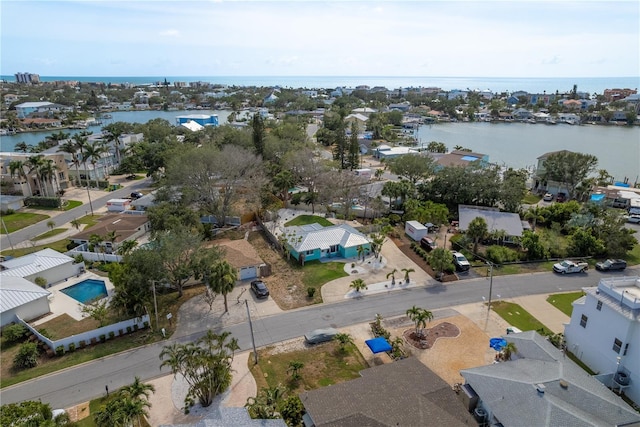 2010 Bayview Pl, Indian Rocks Beach, FL 33785 - aerial perspective of suburban area featuring a nearby body of water