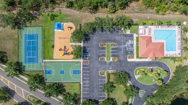 2350 126th Dr E, Parrish, FL 34219 - bird's eye view of a pool