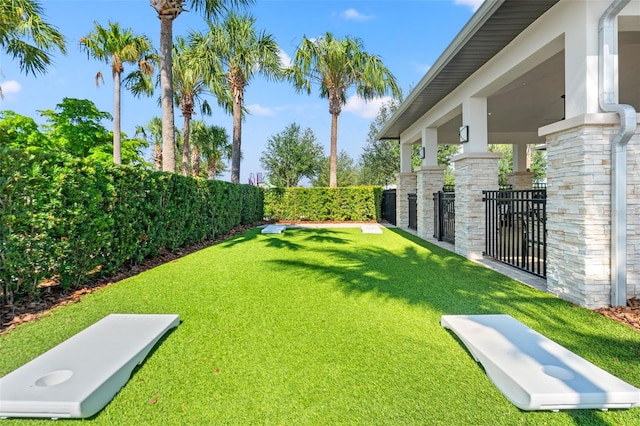 6123 Golden Nettle Dr, Apollo Beach, FL 33572 - view of yard