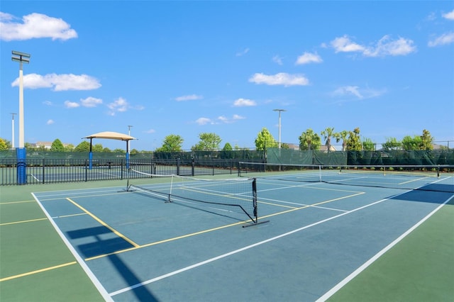 6123 Golden Nettle Dr, Apollo Beach, FL 33572 - view of tennis court with community basketball court