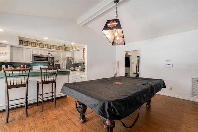 7700 Willow Brook Ct, Hudson, FL 34667 - game room featuring light wood-style flooring and billiards table