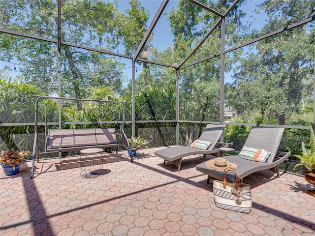 4611 Ackerly Way, Brandon, FL 33511 - view of patio featuring a lanai