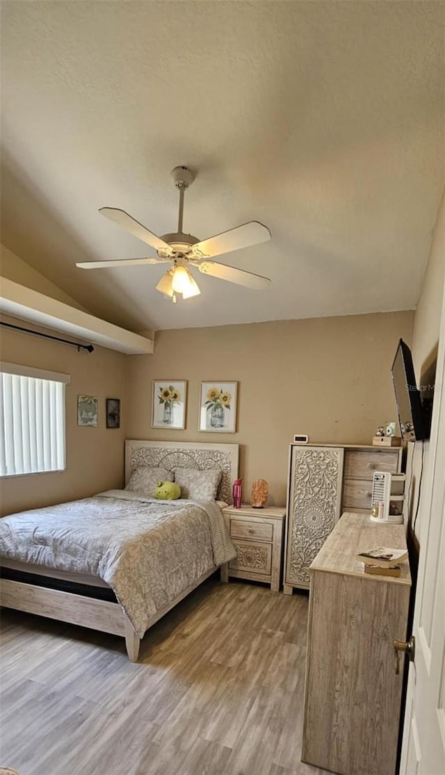 4500 Onorio St, New Port Richey, FL 34653 - bedroom with light wood finished floors and ceiling fan