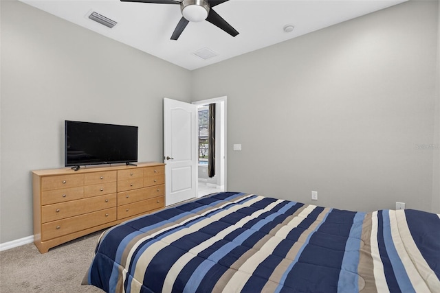 111 Falling Water Dr, Brandon, FL 33511 - bedroom featuring light colored carpet and ceiling fan