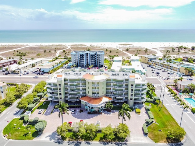 11605 Gulf Blvd Unit 506, Saint Petersburg, FL 33706 - drone / aerial view of apartment complex / building and expansive beach