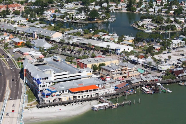 11605 Gulf Blvd Unit 506, Saint Petersburg, FL 33706 - aerial view of property and surrounding area featuring a large body of water