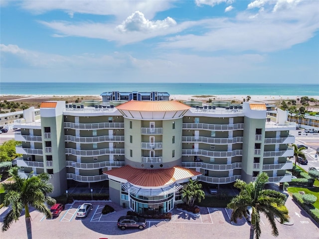 11605 Gulf Blvd Unit 506, Saint Petersburg, FL 33706 - view of apartment building / complex featuring a water view
