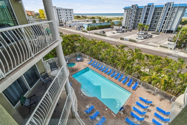 11605 Gulf Blvd Unit 506, Saint Petersburg, FL 33706 - community pool featuring a water view